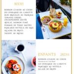 Menu Maison Honoré Marrakech June 2023 381221-544100